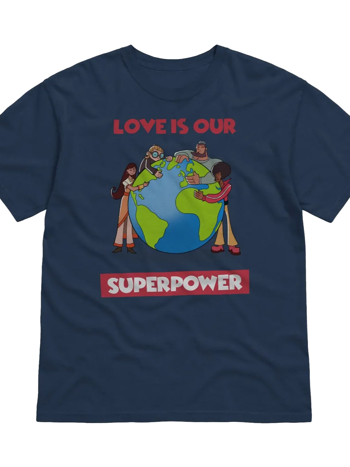 Love is Our Superpower | God's Gang Tee product image (1)
