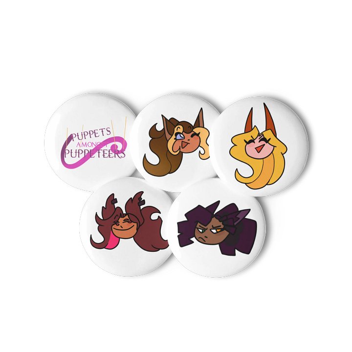 Set 1 - Character + Logo Buttons product image (3)