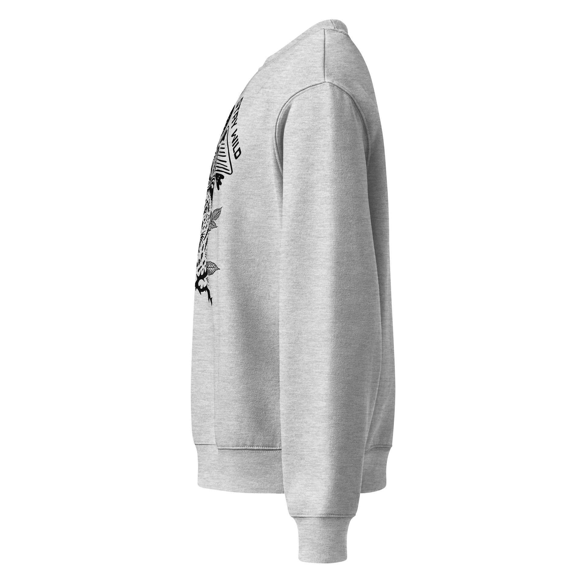 Moody Moon Coyote Unisex Oversized Crewneck product image (3)