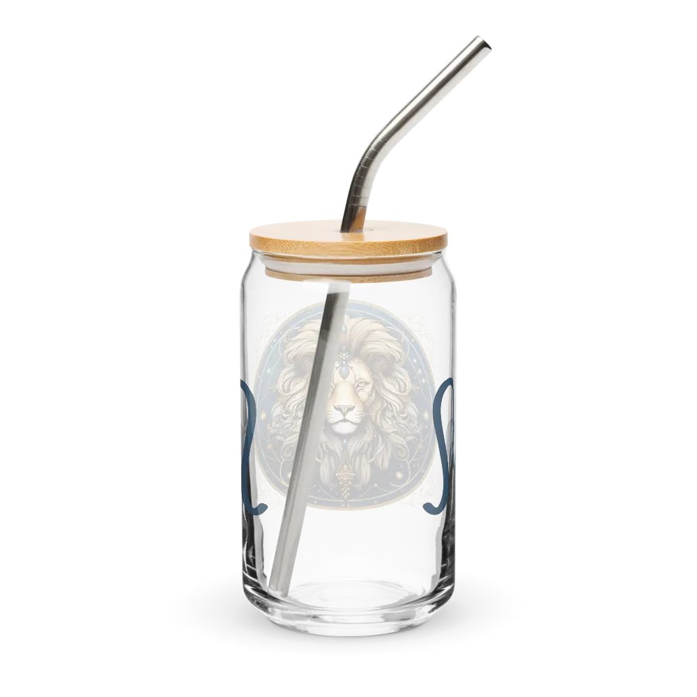 Leo Zodiac Glass Can Sipper product image (3)