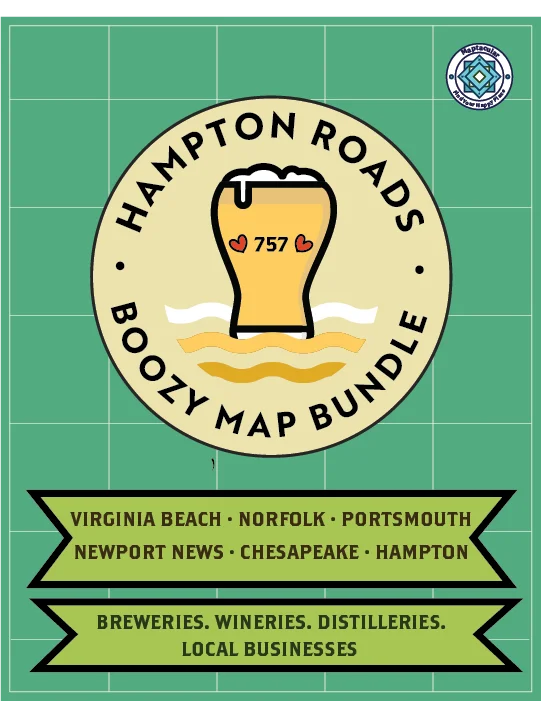 Hampton Roads Brewery Map Bundle - Digital Download product image (1)