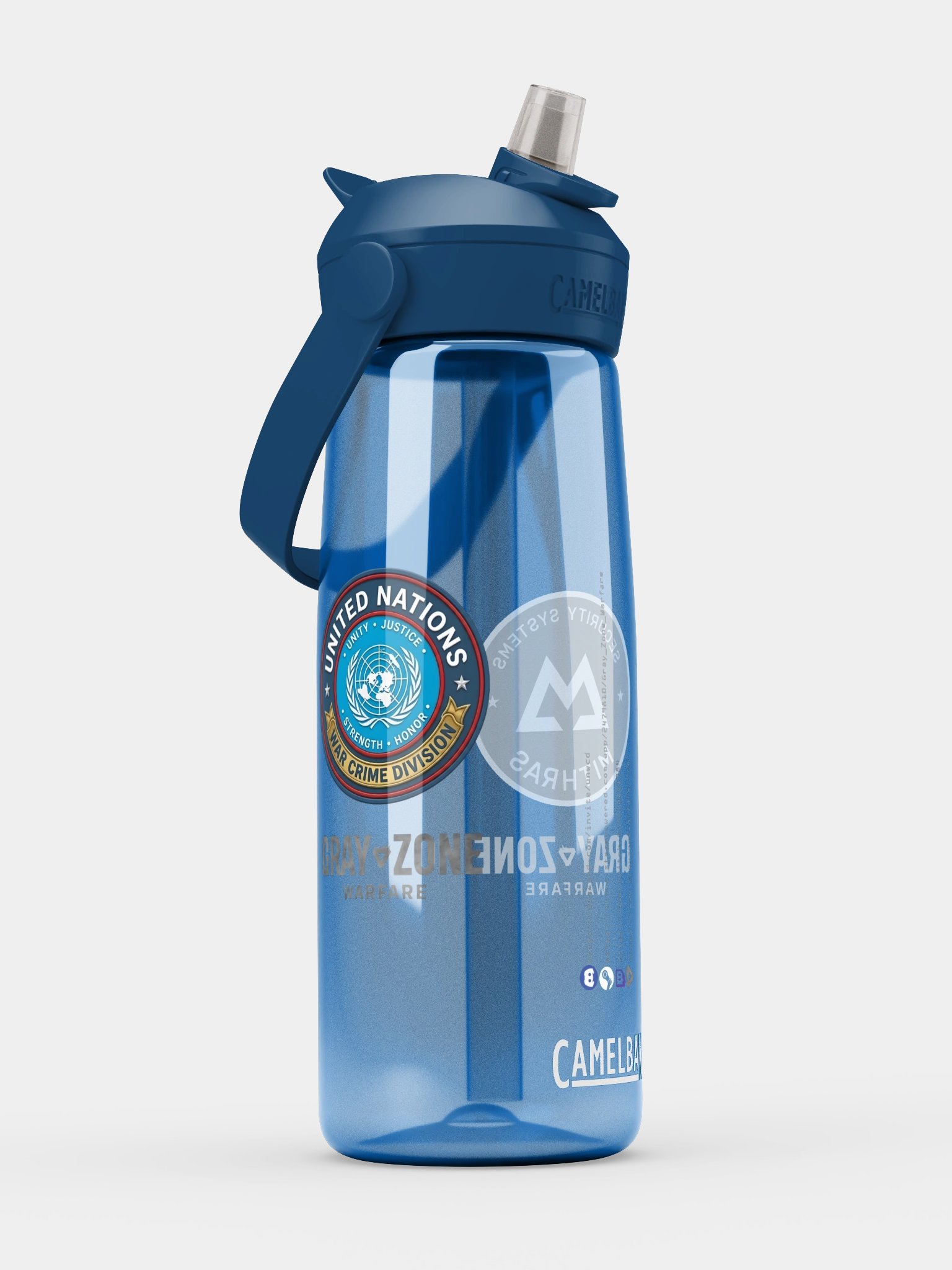 UNWCD/MSS Flip Straw Water Bottle - Smoke GZW product image (3)