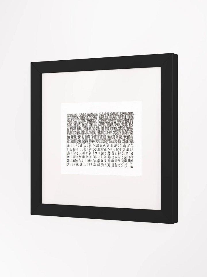 Stillife Panel Card Print Framed product image (18)