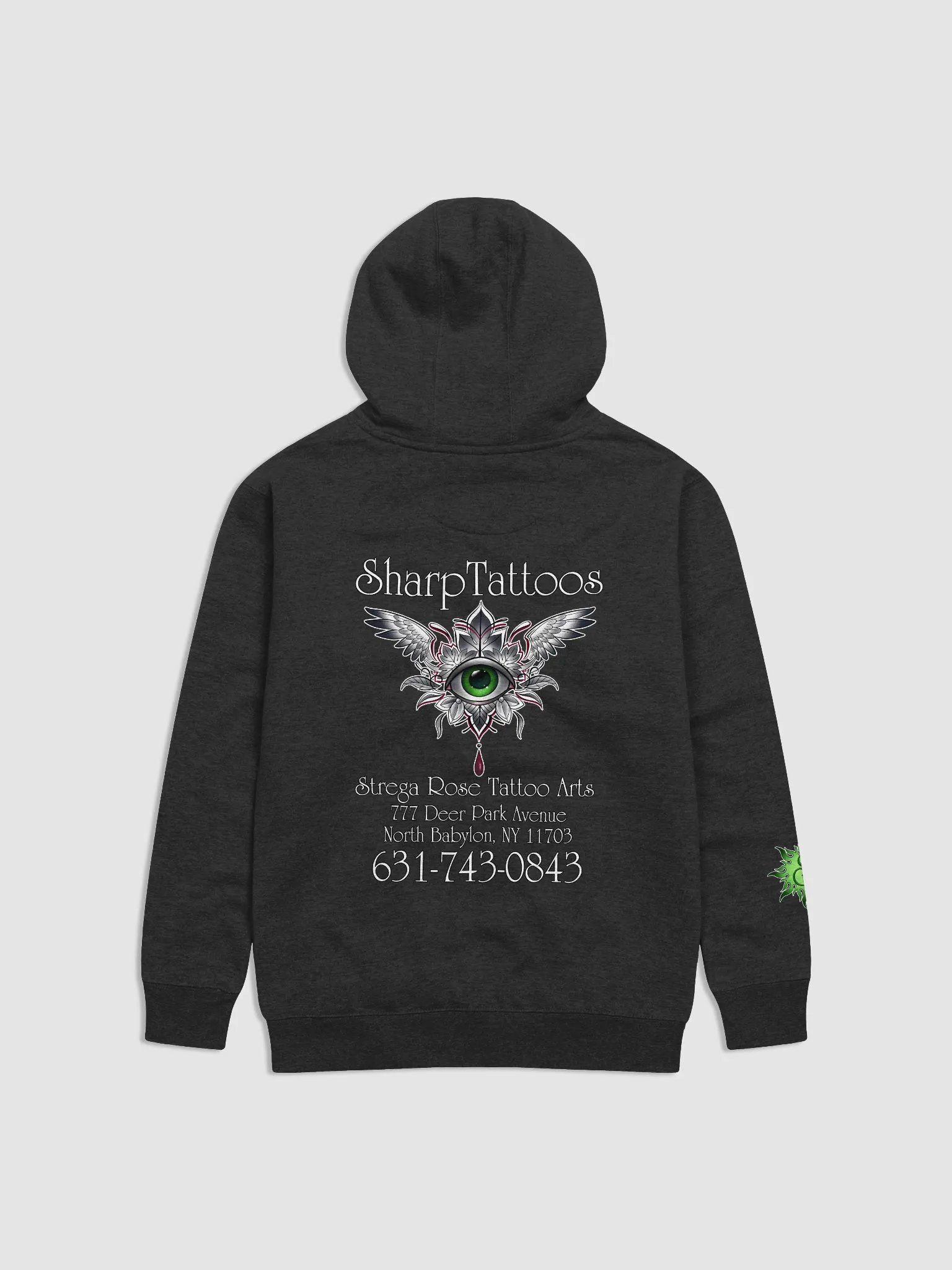 Silent Hunter - SharpTattoos @ Strega Rose Tattoo Arts Hoodie product image (13)