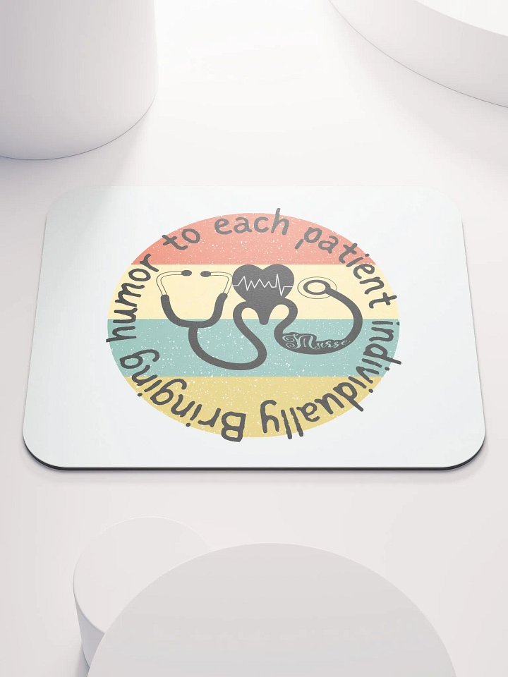 Bringing humor to each patient individually Mouse Pad product image (1)
