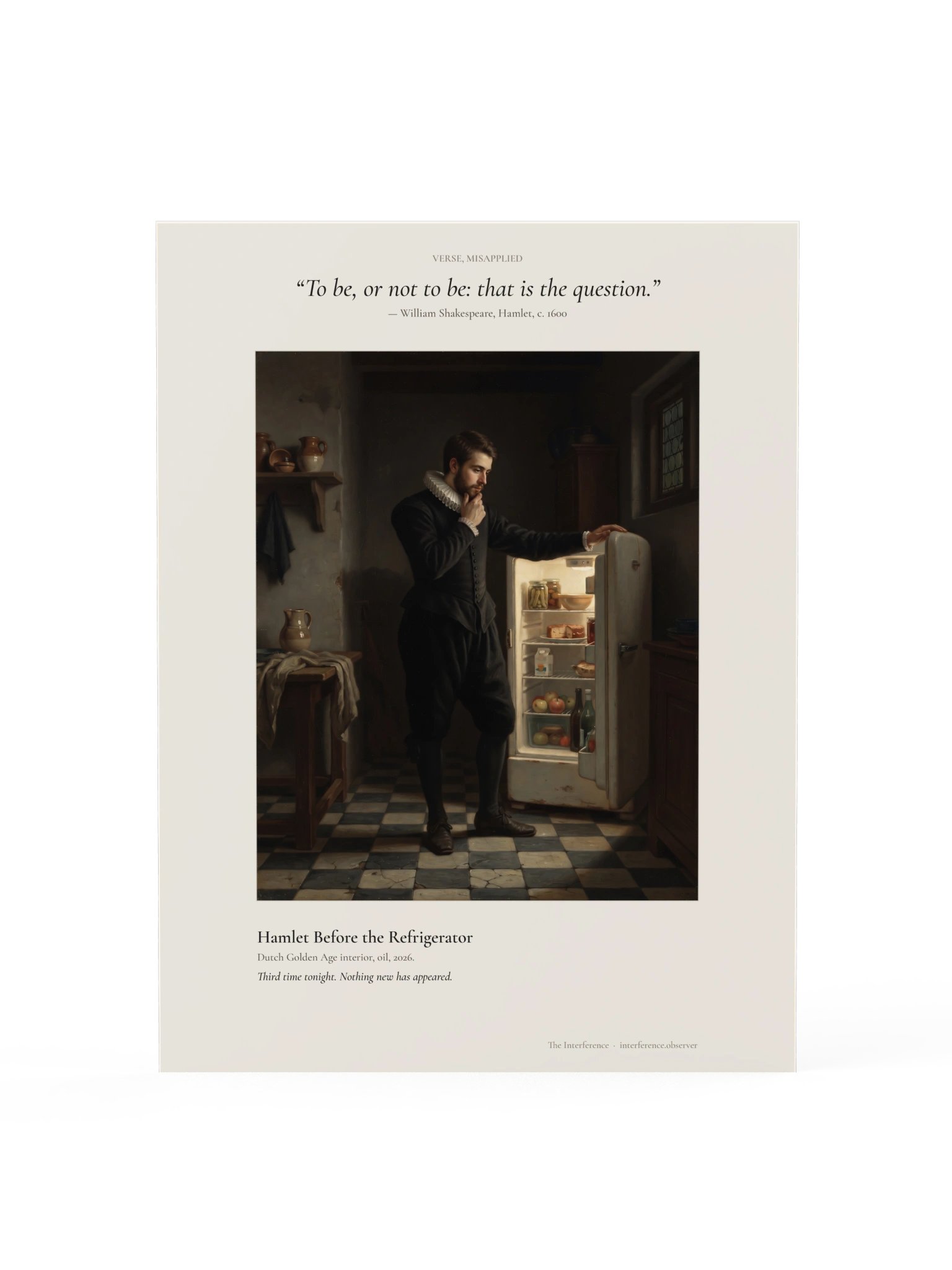Hamlet Before the Refrigerator product image (2)