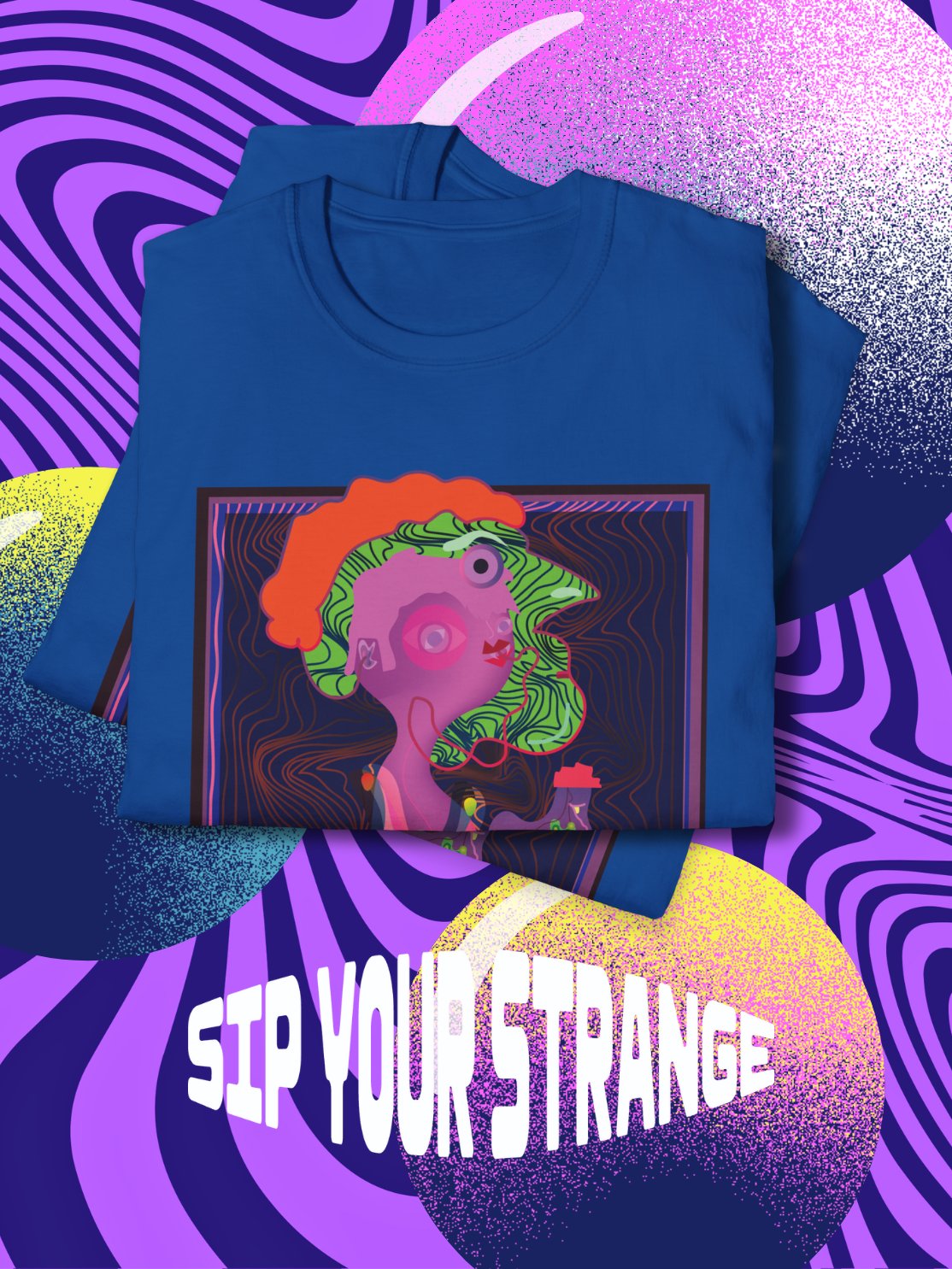 Psychedelic Unisex T-Shirt - Surreal Artistic Illustration Print product image (2)