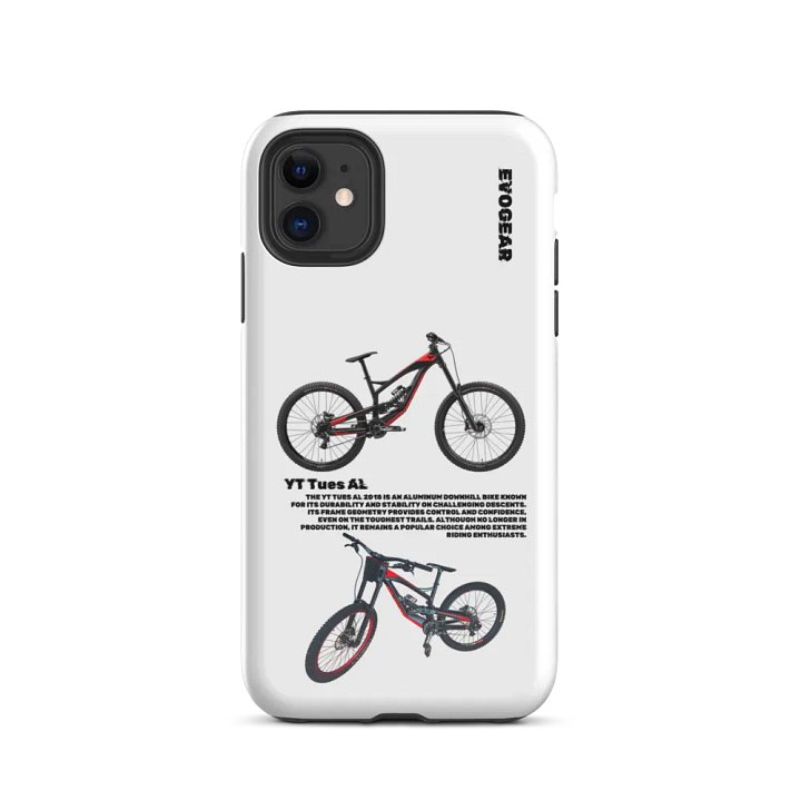White YT Tues AL iPhone Case product image (2)
