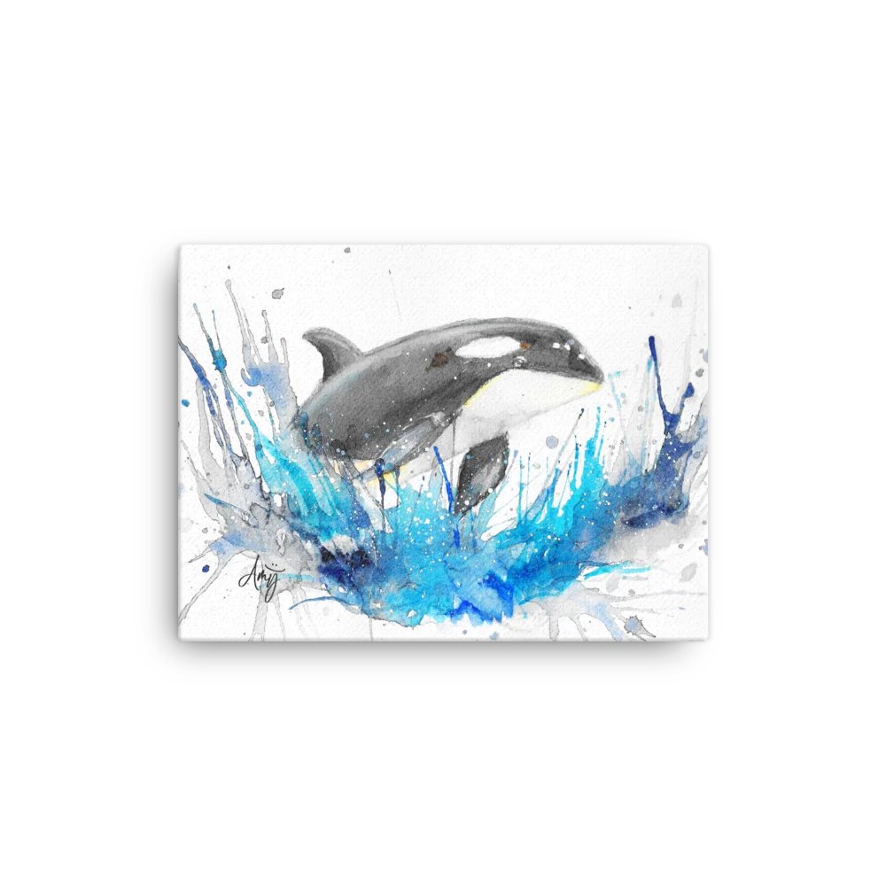 Orca Watercolor Thin Canvas product image (3)