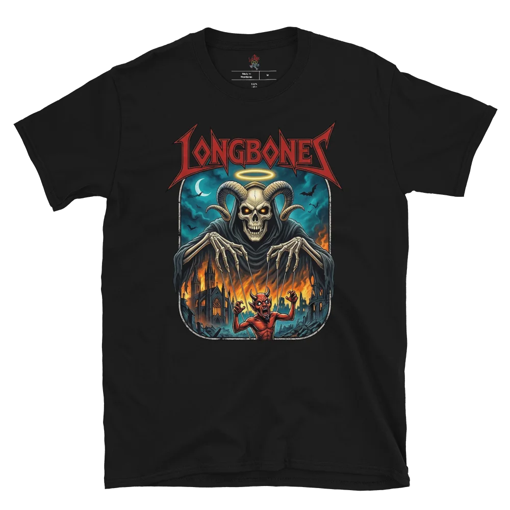 Longbones - Horns N Halo Puppet Master Tshirt product image (2)