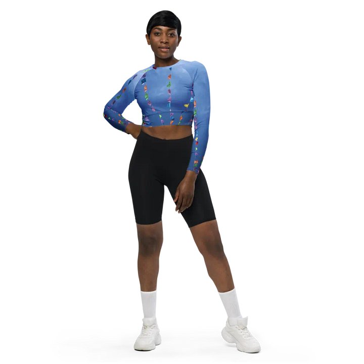 Papel Picado Long Sleeved Crop Top product image (1)