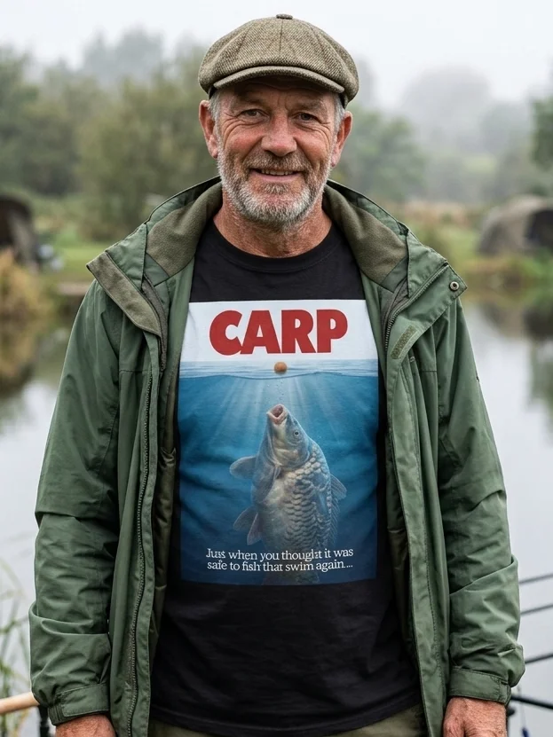 CARP: JAWS movie poster inspired T-Shirt product image (1)
