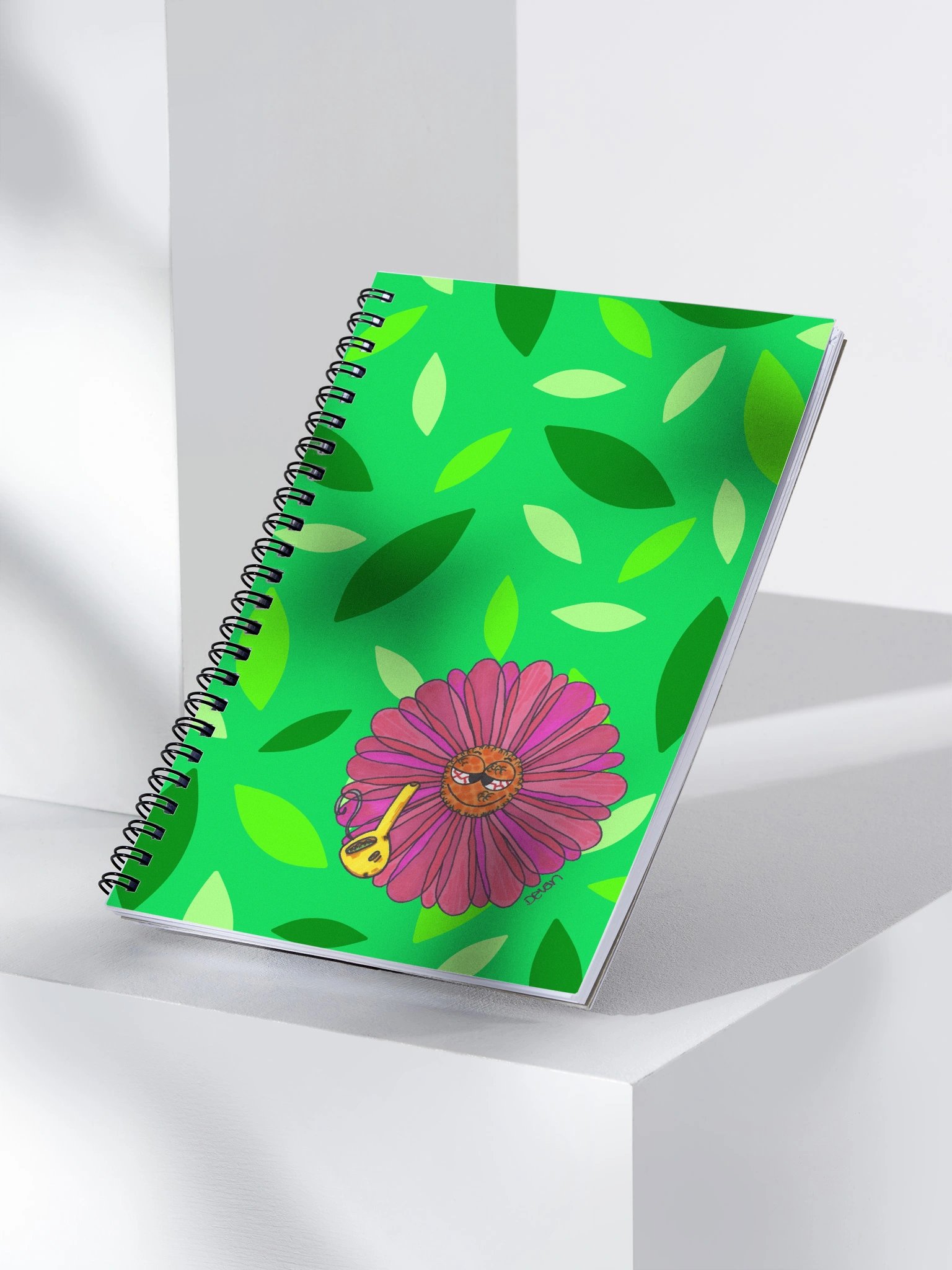 Pink Stoner Flower Notebook product image (3)