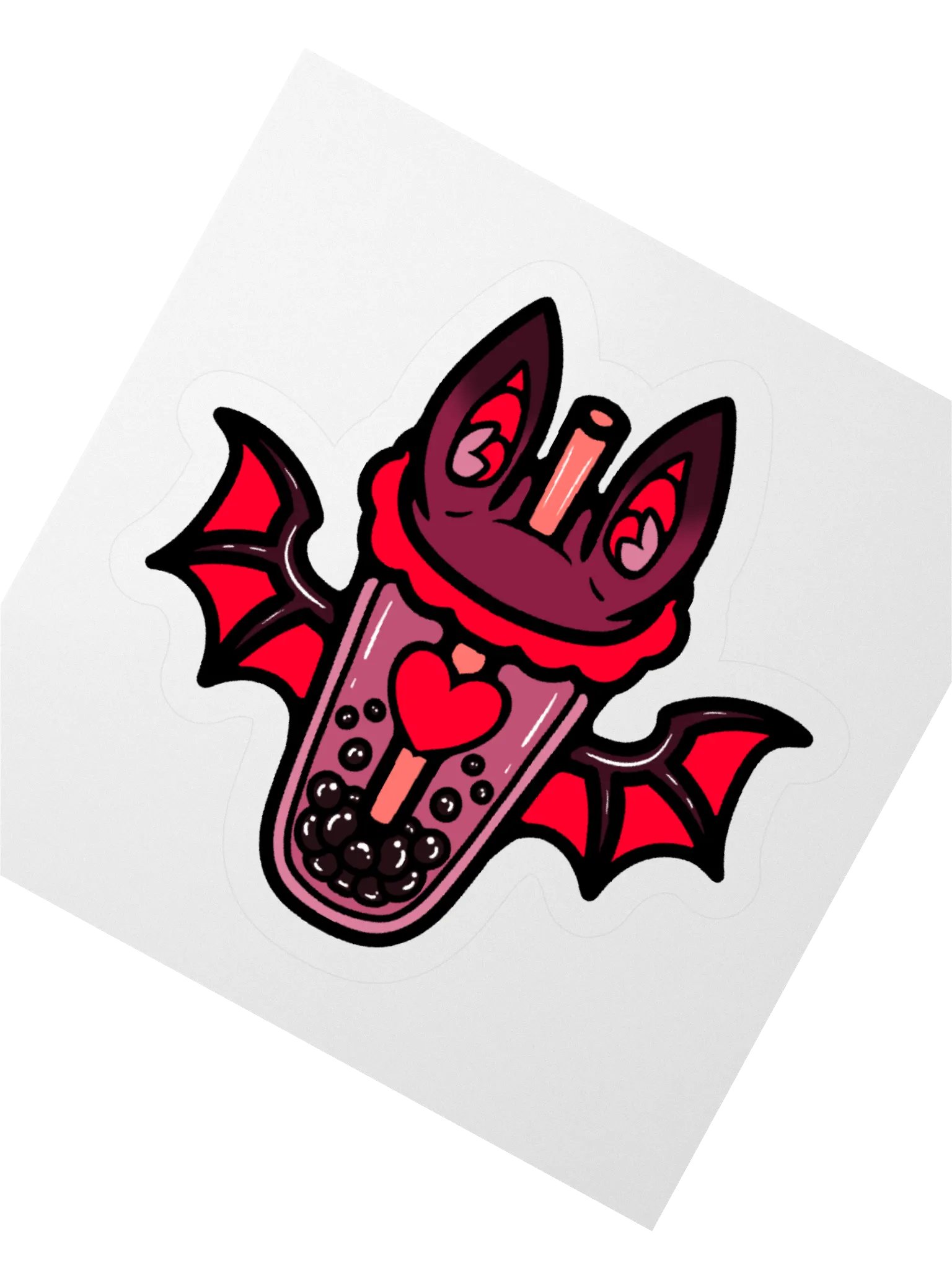 MatchaEXE Red Bobat Sticker product image (5)