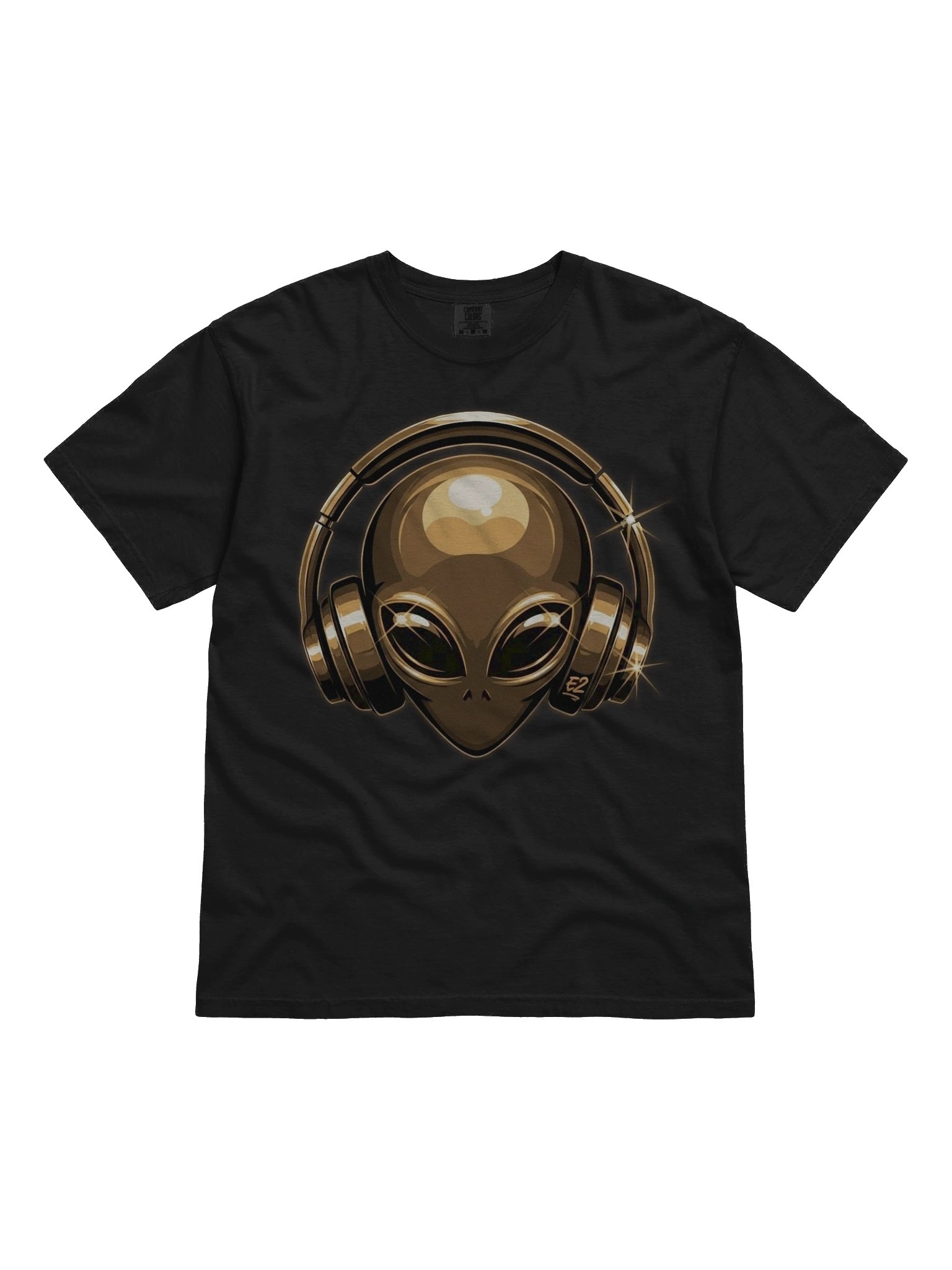 Gold e² Alien Logo T-Shirt product image (1)