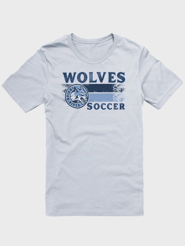 Textured Wolves Soccer Navy T-Shirt product image (2)