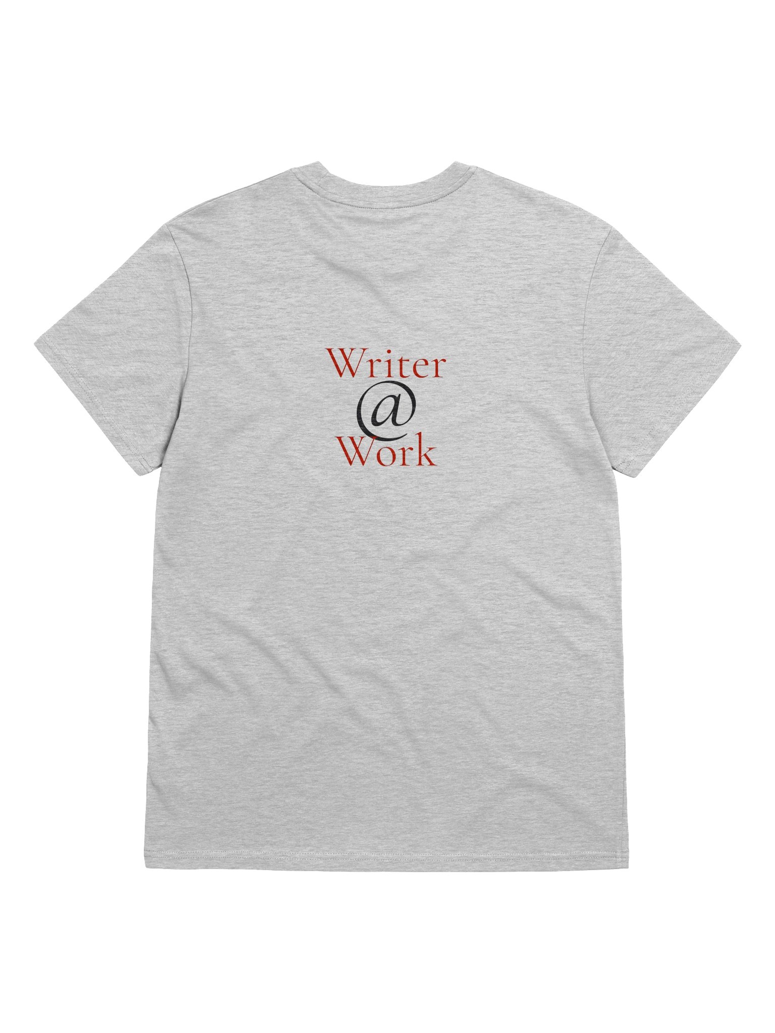 Writer@Work Organic Cotton T-Shirt: Upfront product image (2)