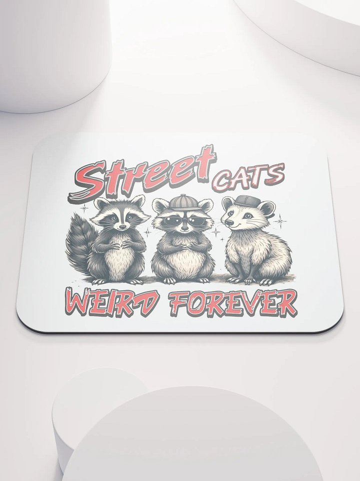 Street Cats Weird Forever Raccoon Mouse Pad product image (2)
