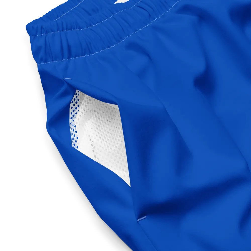 Plain Color Absolute Blue Swim Trunks product image (5)