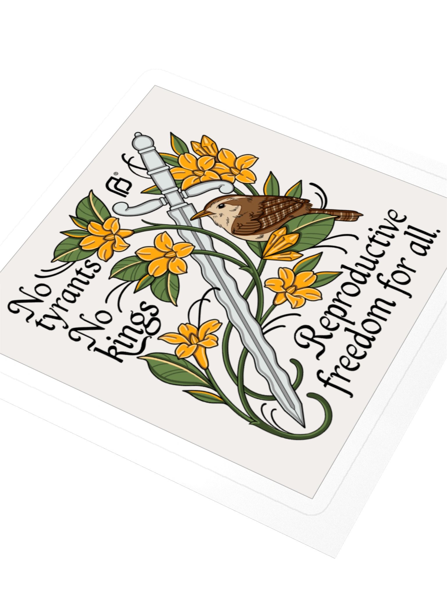 No Tyrants, No Kings Sticker — South Carolina product image (3)