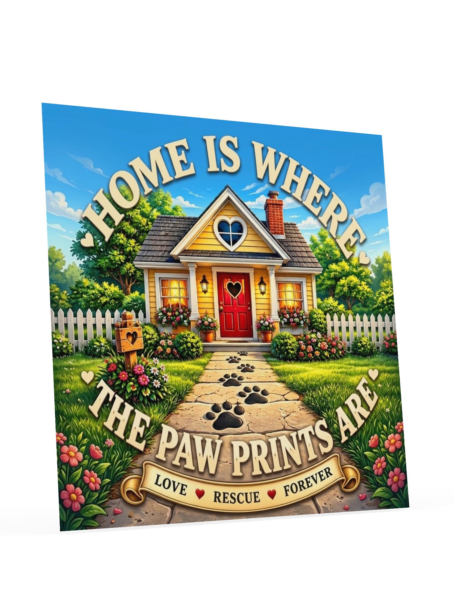 Home Is Where the Paw Prints Are Poster product image (4)