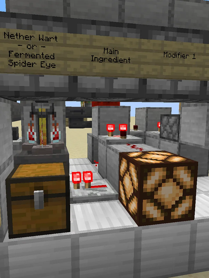 Minecraft Automatic Brewing Schematic product image (1)