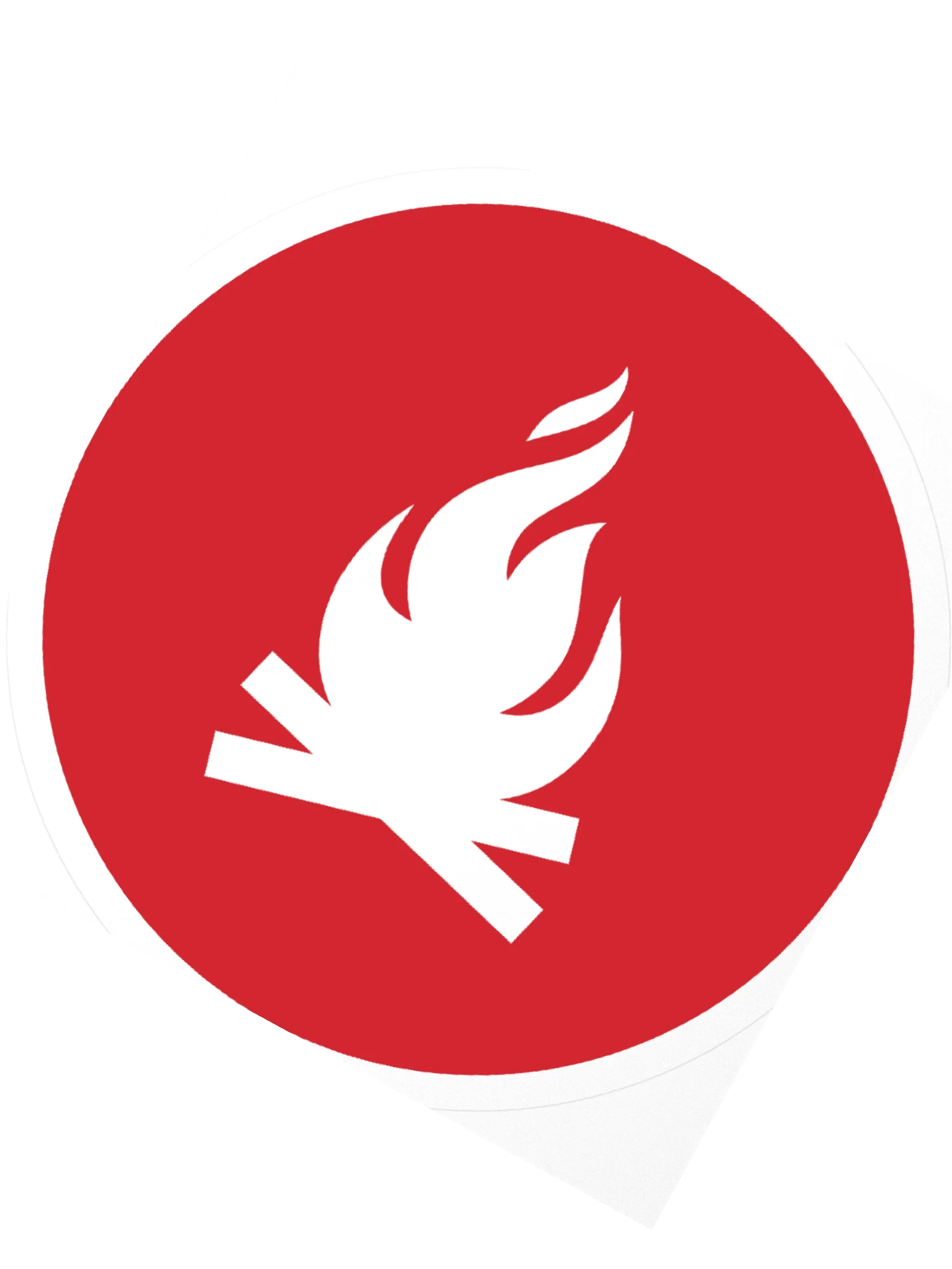 Combustion Flame Sticker product image (2)