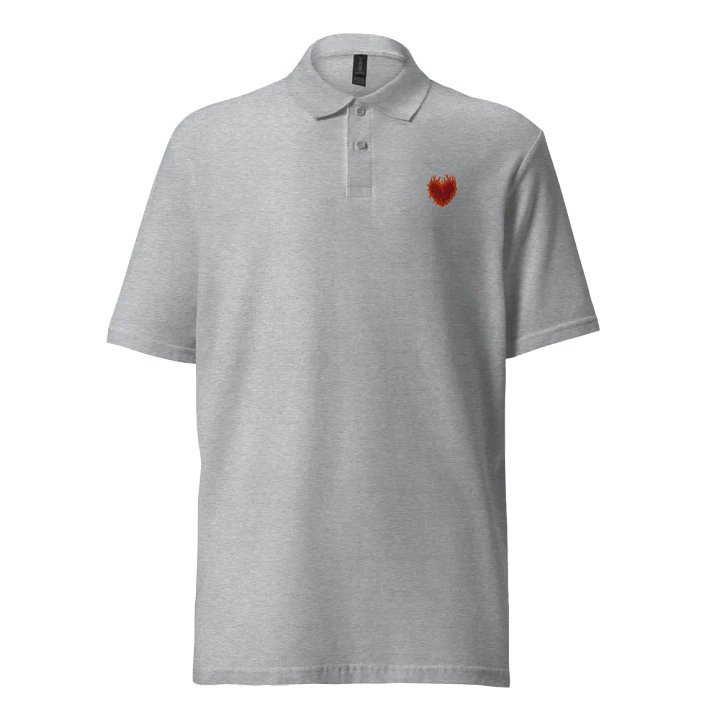 SnugglesCat Flaming Heart Logo | Embroidered Polo product image (2)