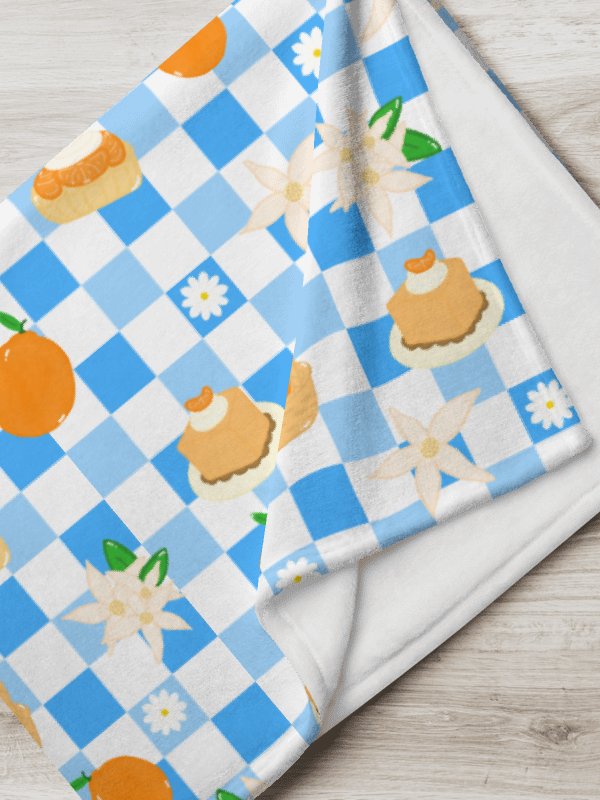 Oranges and Sweets Pattern Throw Blanket product image (1)