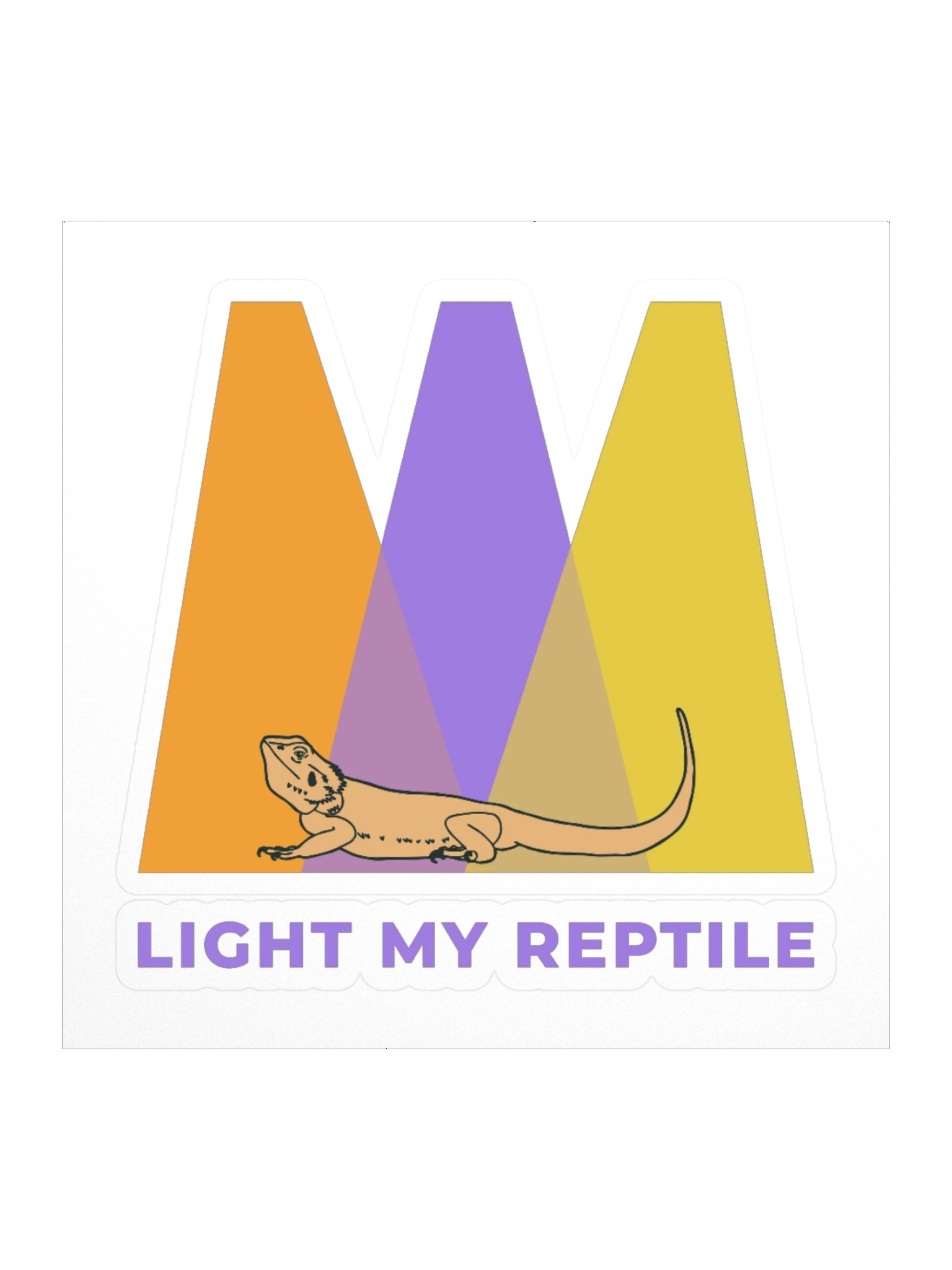 Light My Reptile Sticker product image (1)
