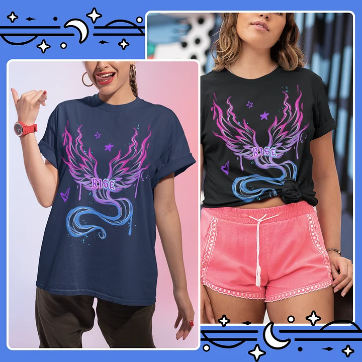 RISE Collection: Subtle Bisexual Pride Phoenix Tee product image (2)