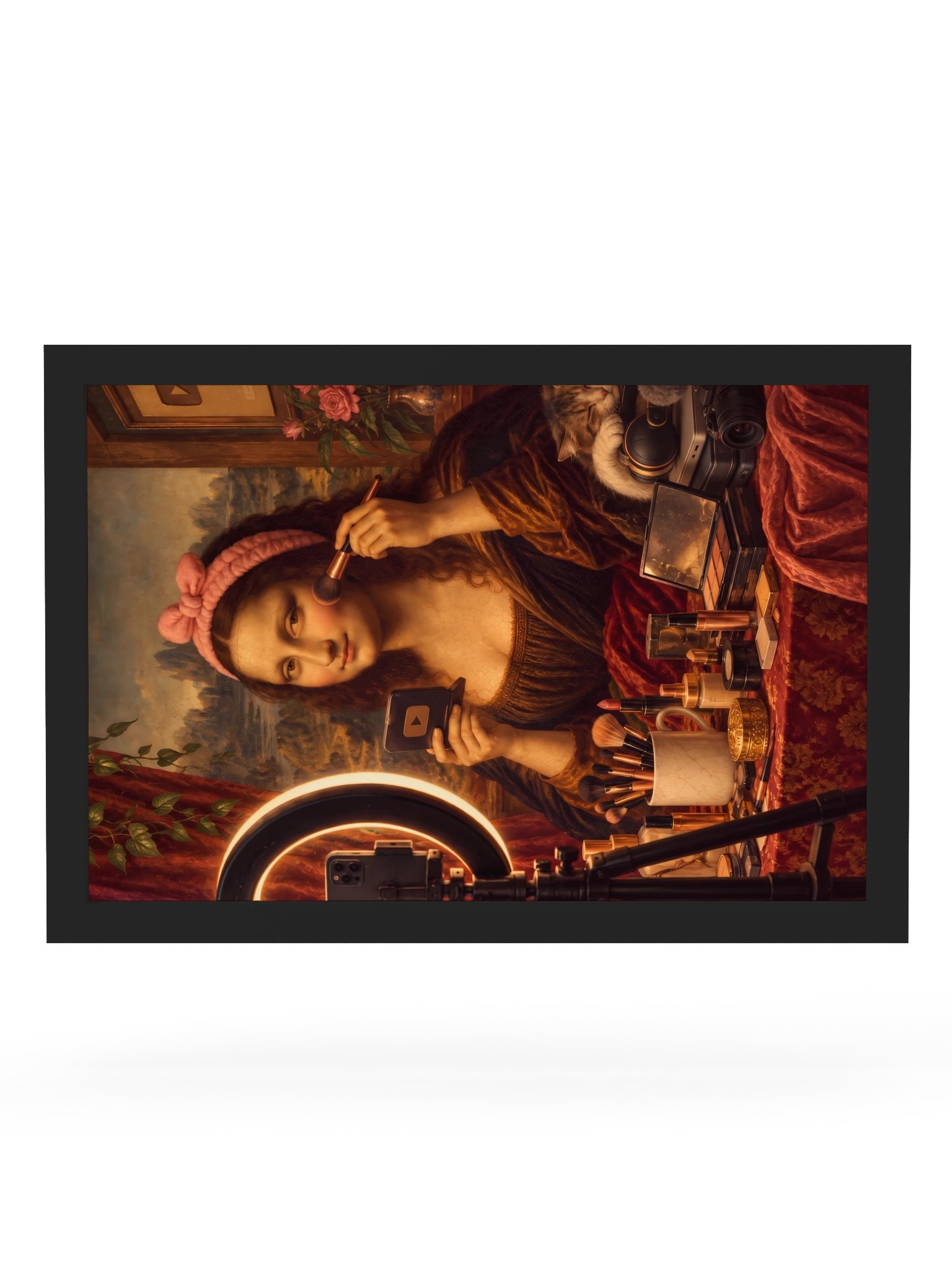 Getting Ready With Mona Lisa Poster product image (8)