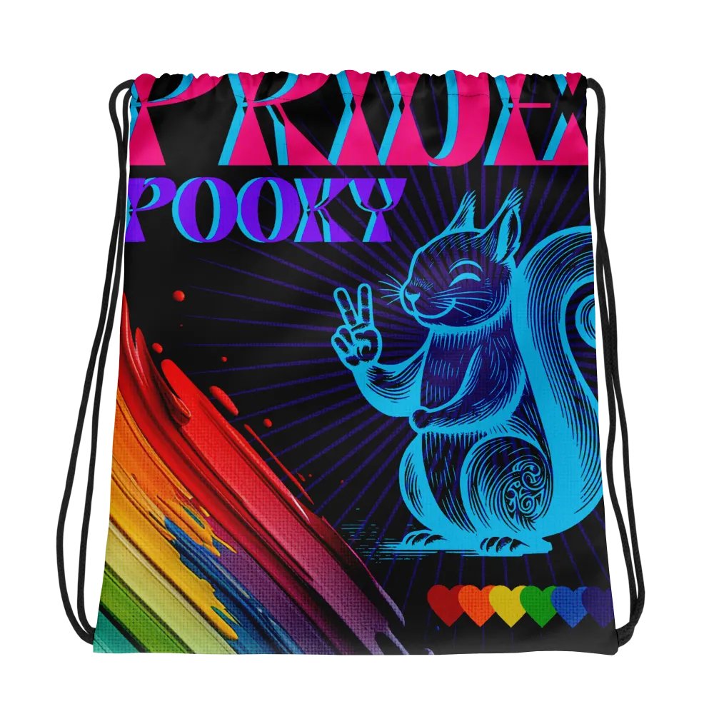 Prideful Peace Drawstring Bag product image (1)