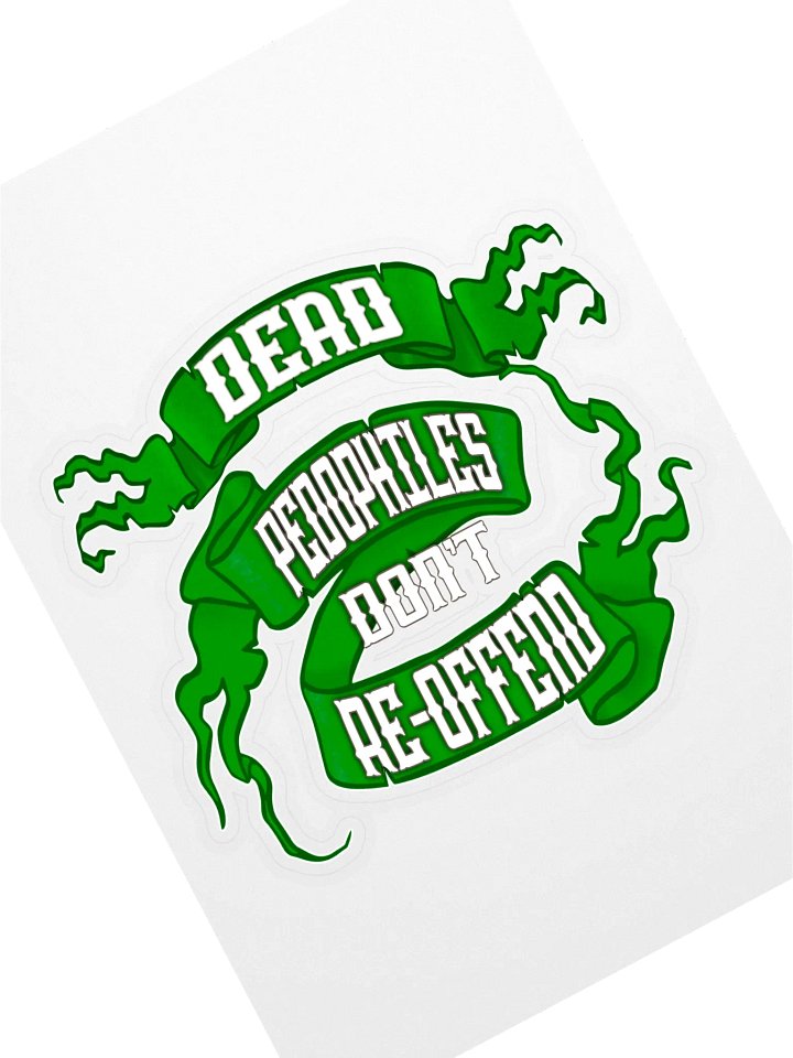 Dead Peds Green Sticker product image (1)
