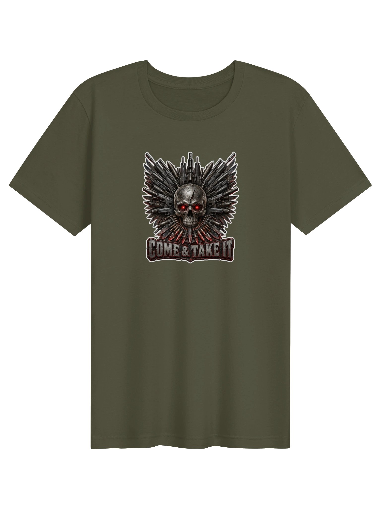 Come & Take It Skull Emblem T-Shirt product image (3)