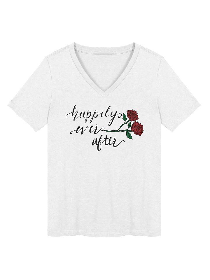 Happily Ever After V-Neck T-Shirt product image (1)
