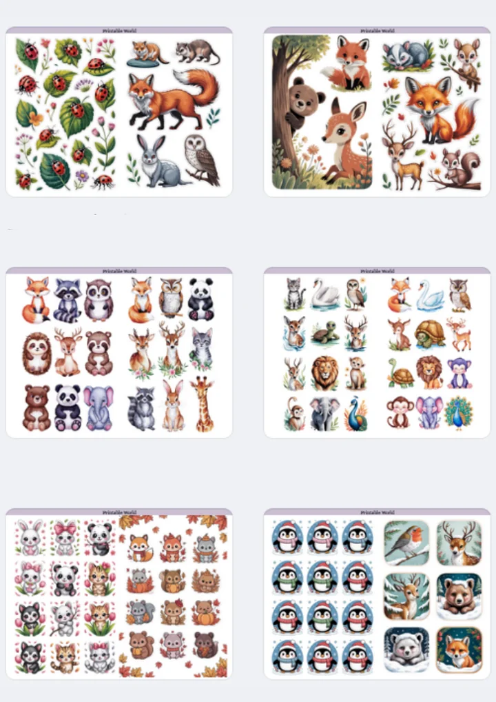Animals Sticker Pack product image (2)