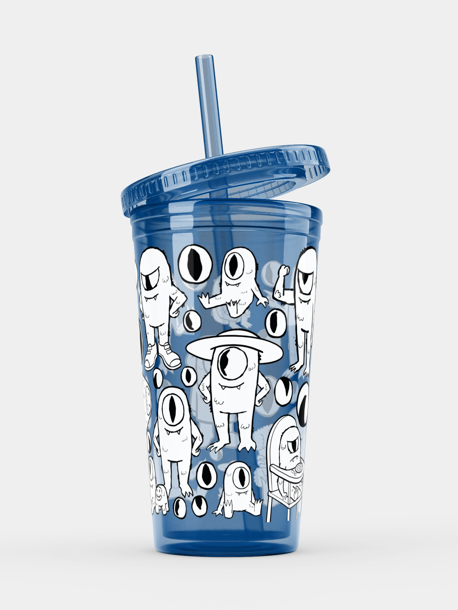 Monster Party Plastic Tumbler product image (2)