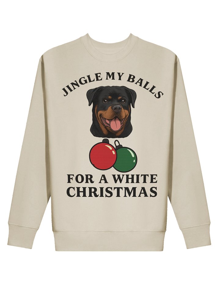 Jingle My Balls Rottweiler Christmas Sweatshirt product image (7)