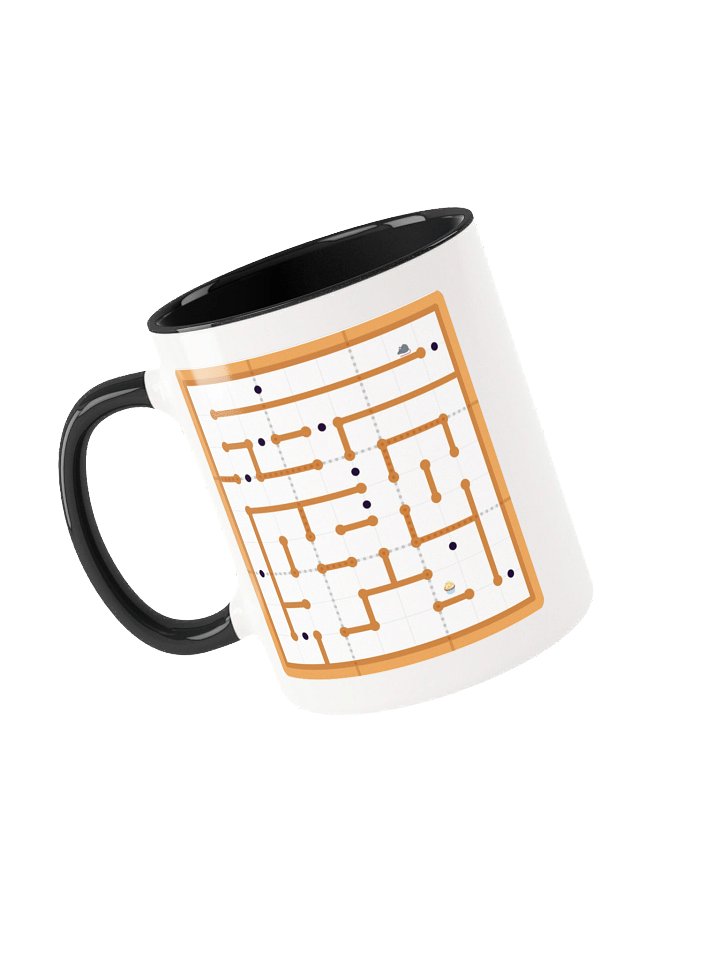 Rat Run Mug: Orange Maze product image (1)