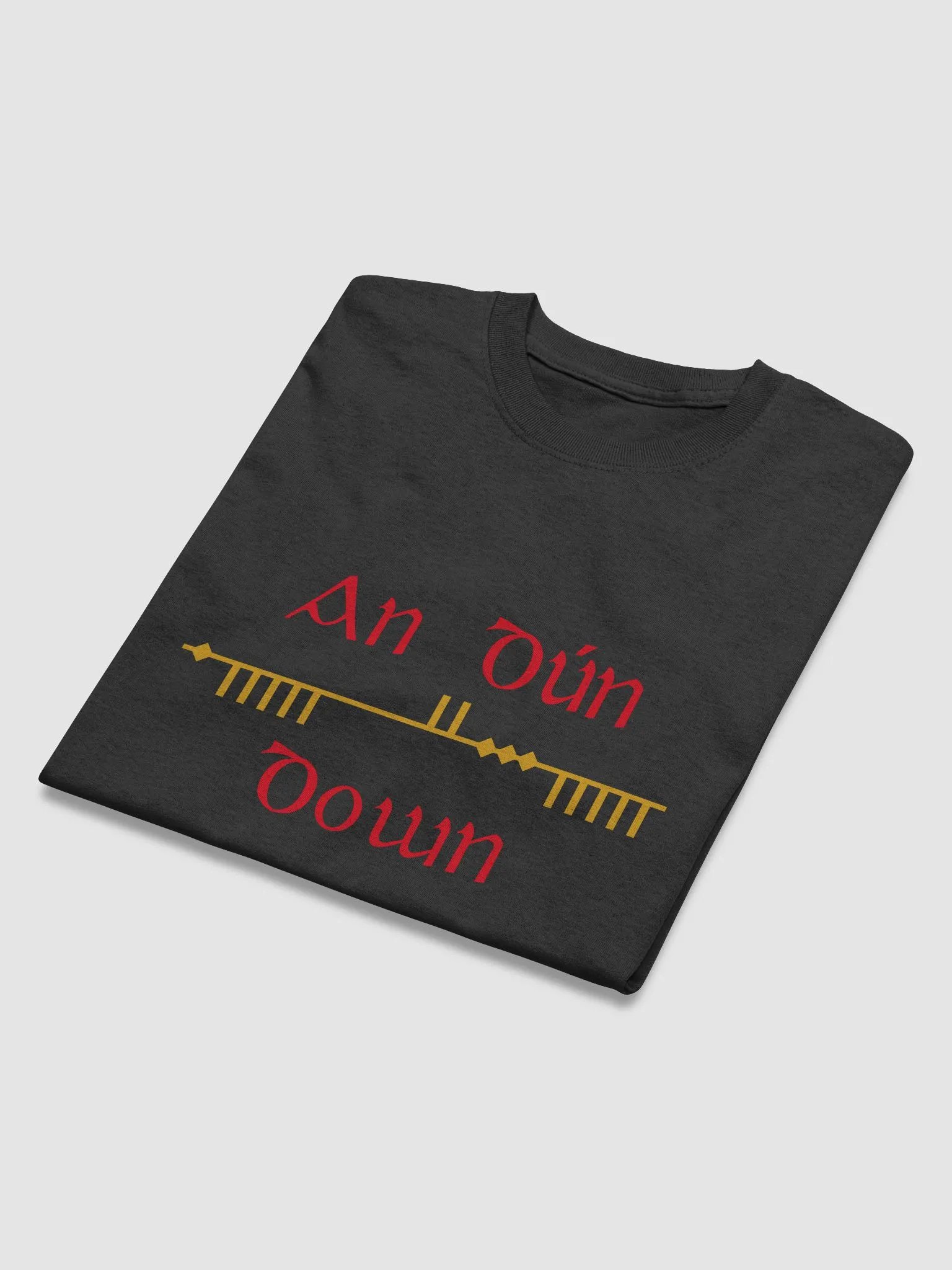 Down/An Dún Scholastic style Ogham Printed T-shirt product image (6)