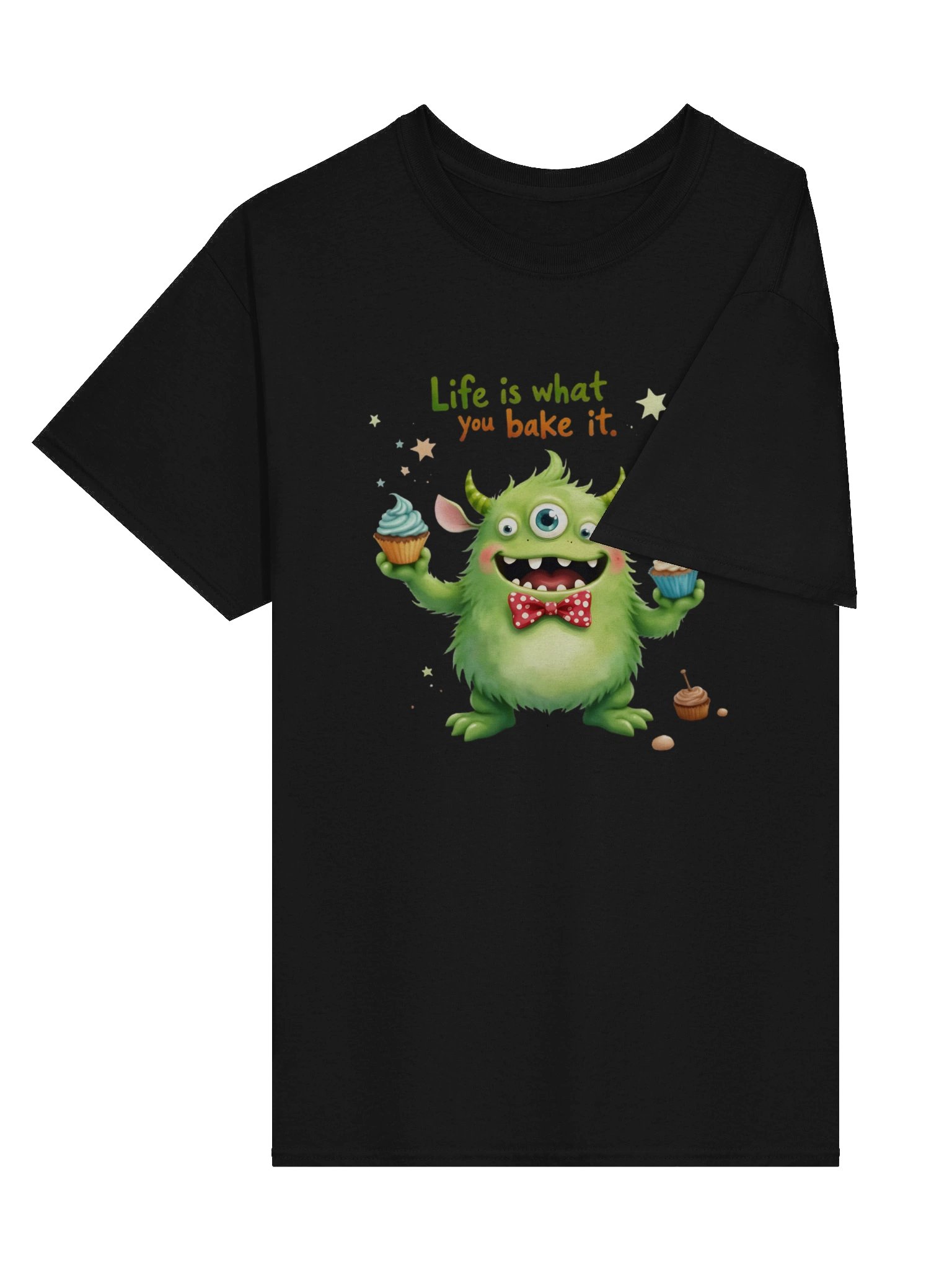 "Life is What You Bake It" Funny Baking Monster T-Shirt - Cute Baker Gift for Baking Lovers product image (8)