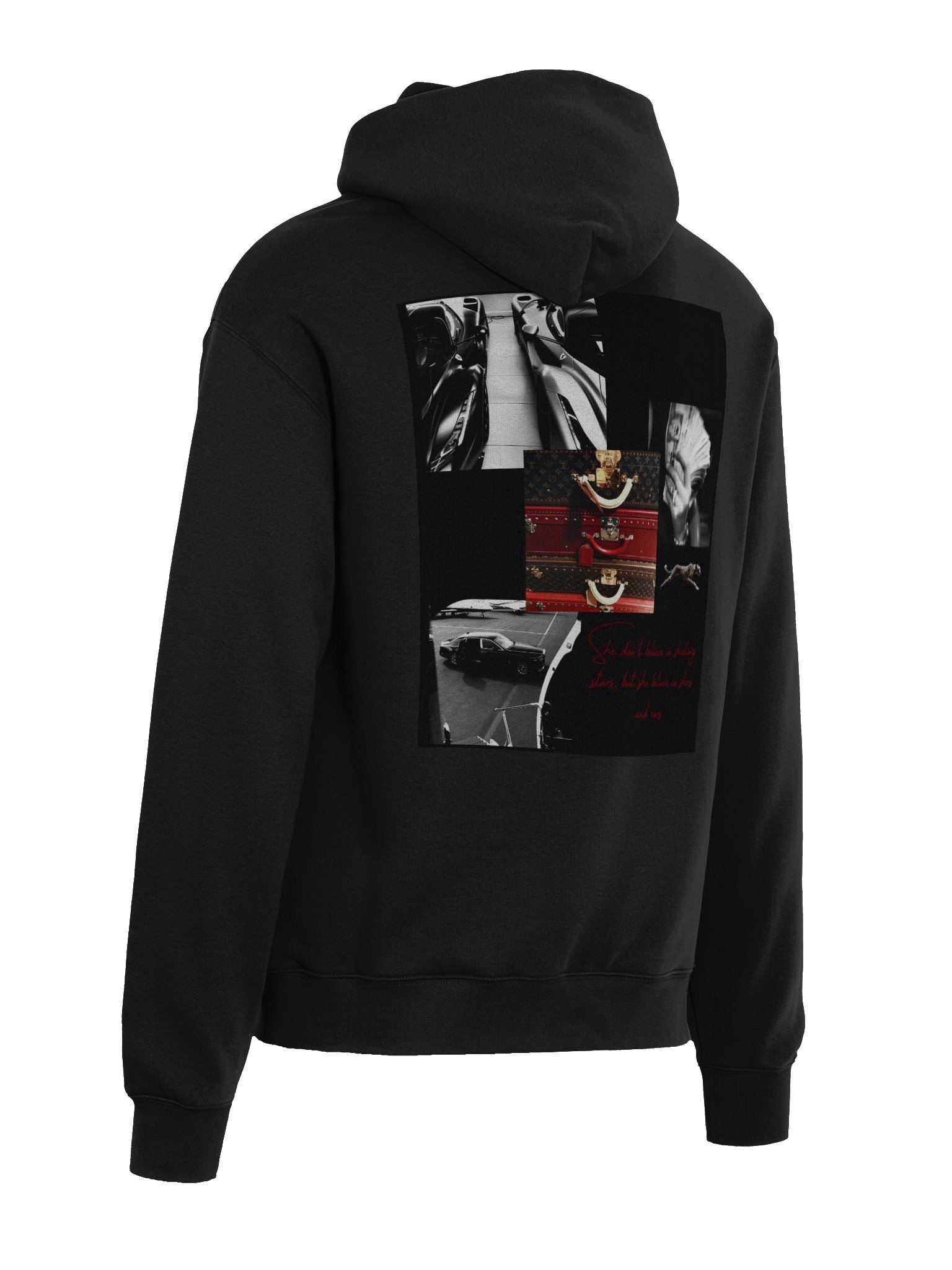 Luxury Lifestyle Collage Oversized Hoodie product image (2)