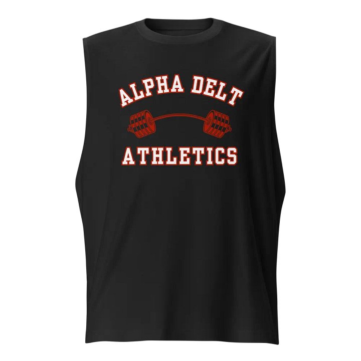Alpha Delt Athletics Barbell Muscle Tank product image (1)