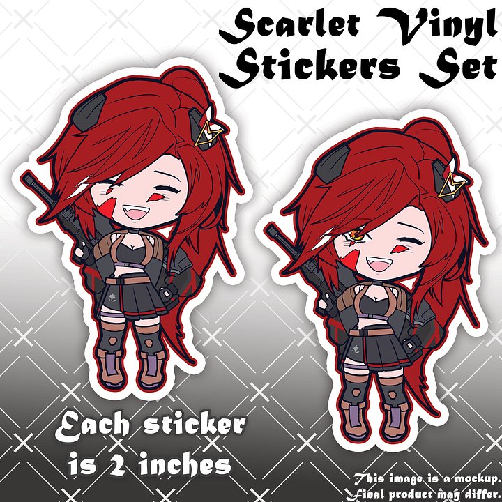 Scarlet Sticker Set [PREORDER] product image (1)