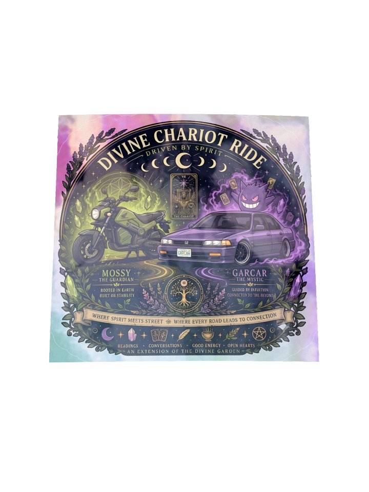The Divine Chariot Logo Holo Sticker product image (2)