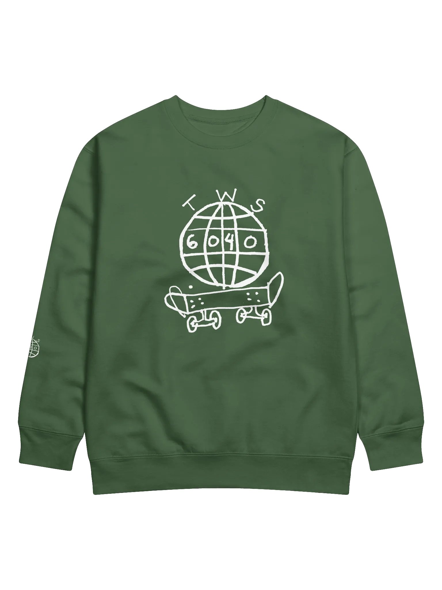 TWS x 6040 Skateboards Crew Sweatshirt #2 product image (1)