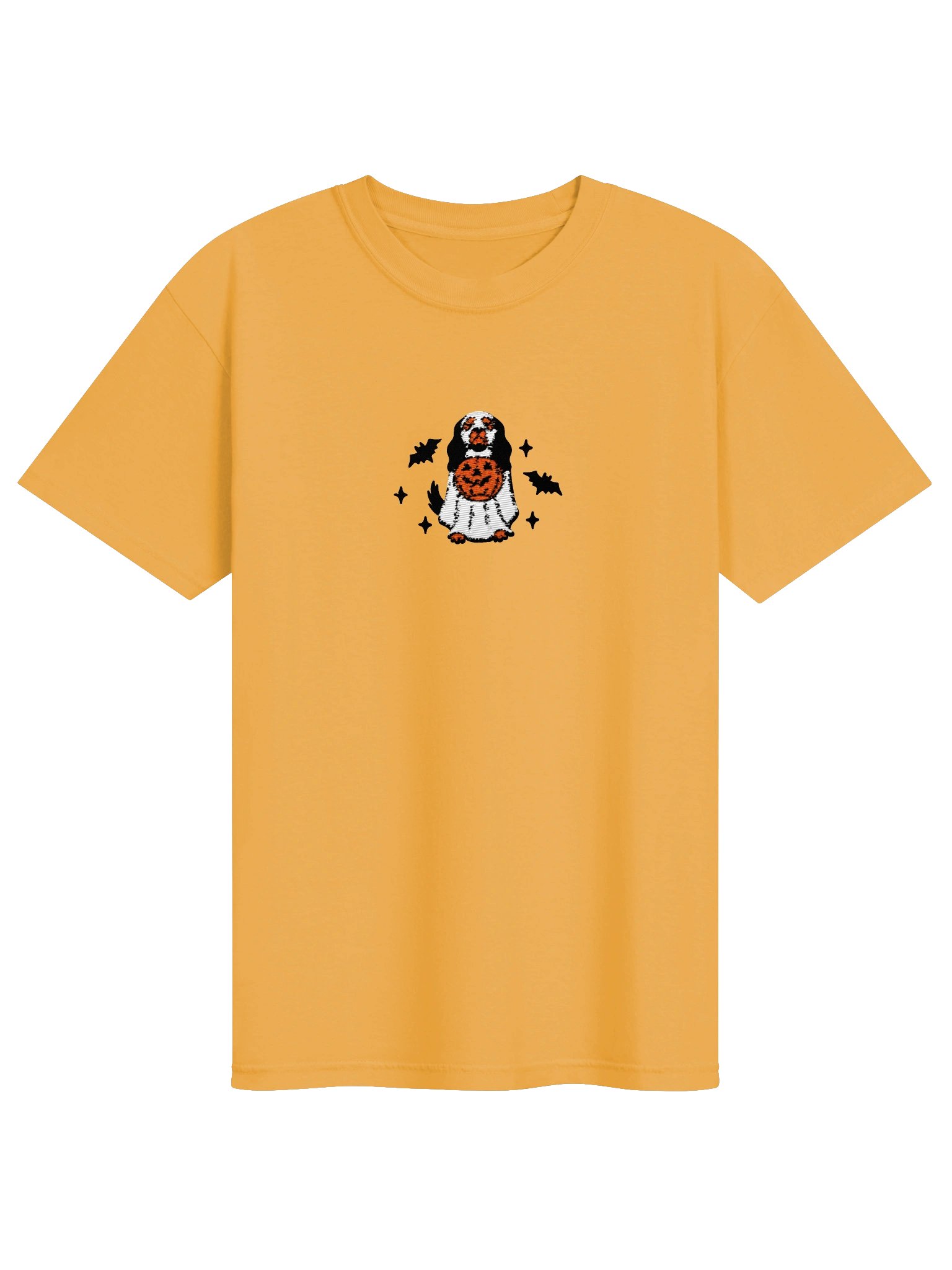 Halloween Cavalier King Charles Spaniel(Black & Tan) Embroidered T-Shirt product image (33)