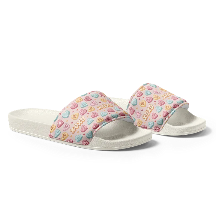 XOXO Heart Pattern Women's Slides product image (2)
