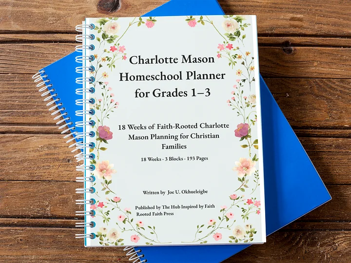 Charlotte Mason Homeschool Planner — Grades 1 to 3 product image (2)